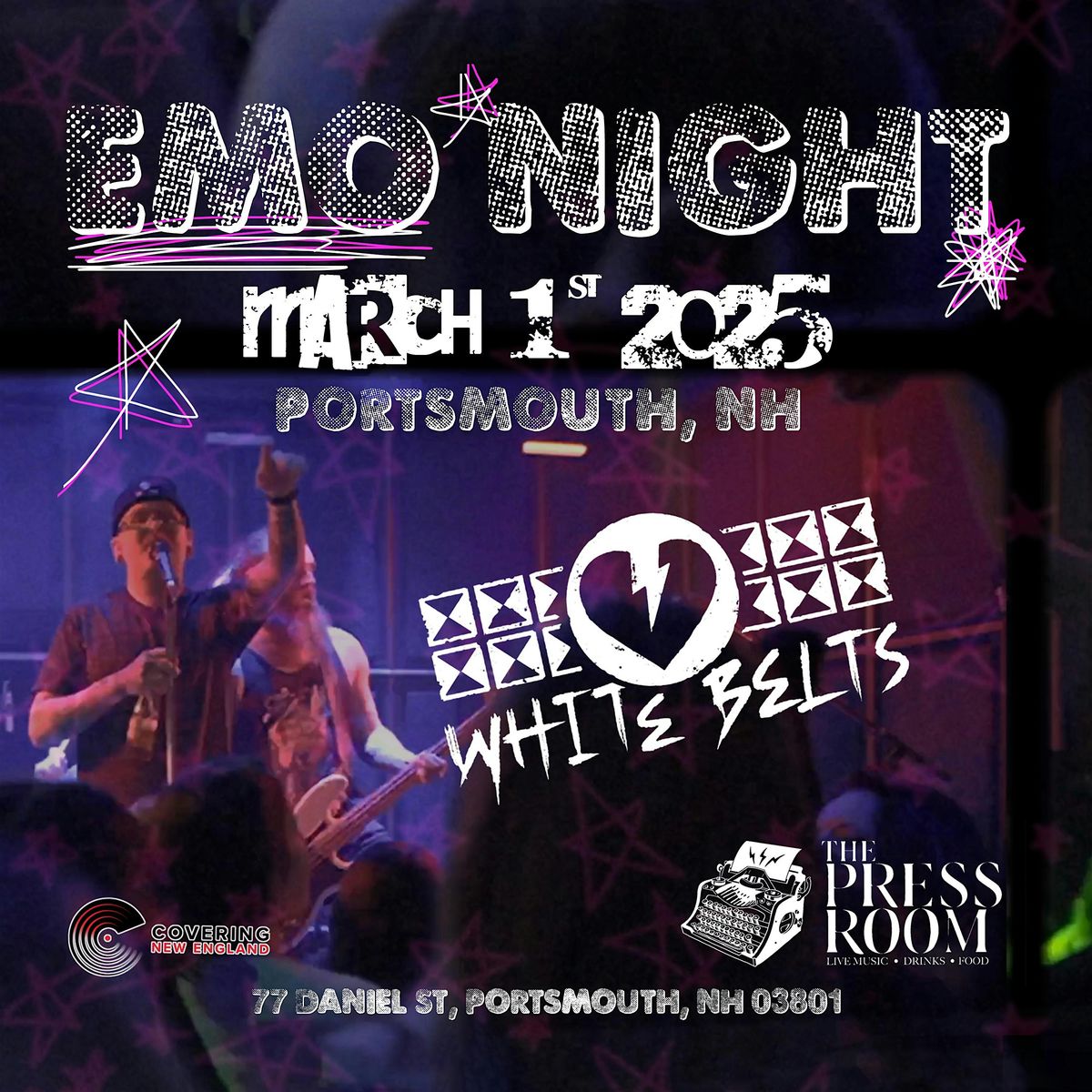 Emo Night Portsmouth w\/ The White Belts