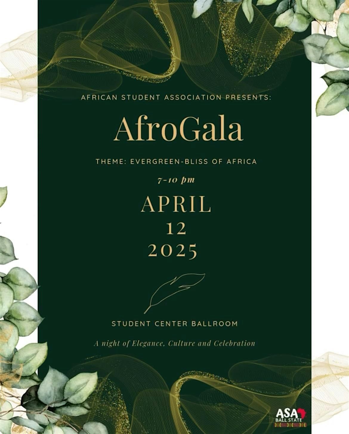 Ball state Afro Gala