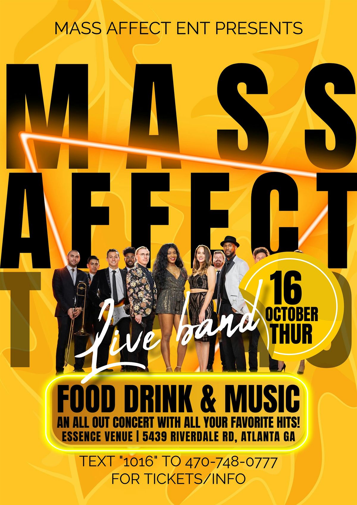 Mass Affect Party Band: The Top 40 Concert