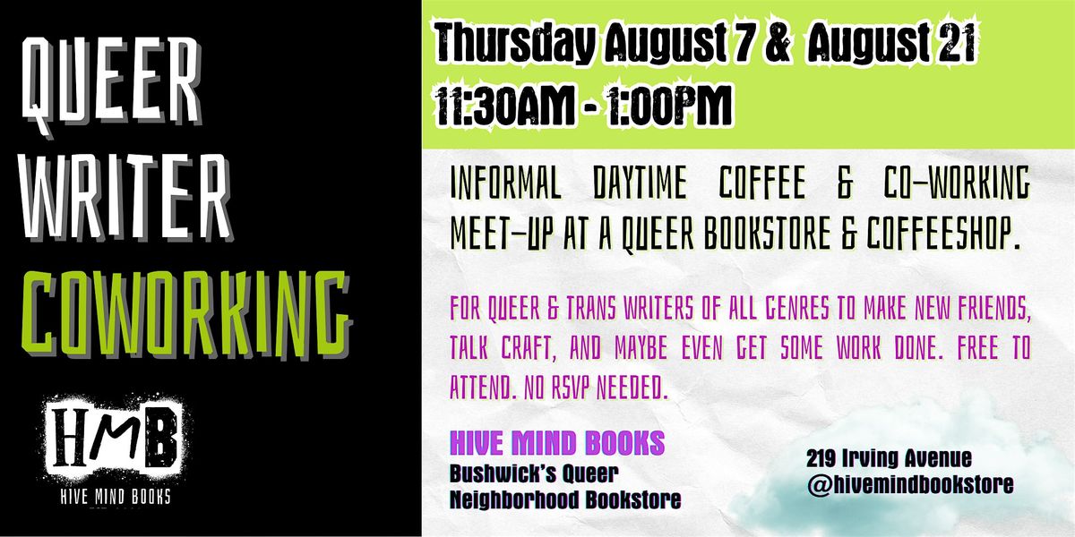 Queer Writer Coworking