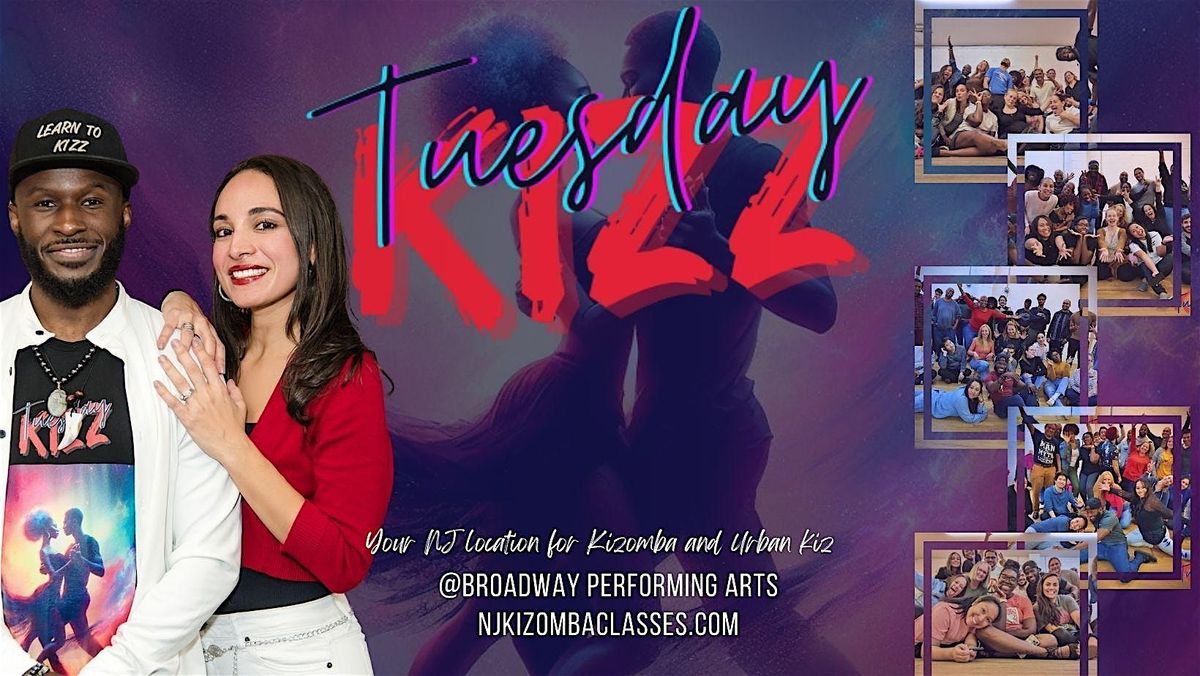 TuesdayKIZZ 8 wk Cycle: Beginner and Intermediate KIZOMBA Classes