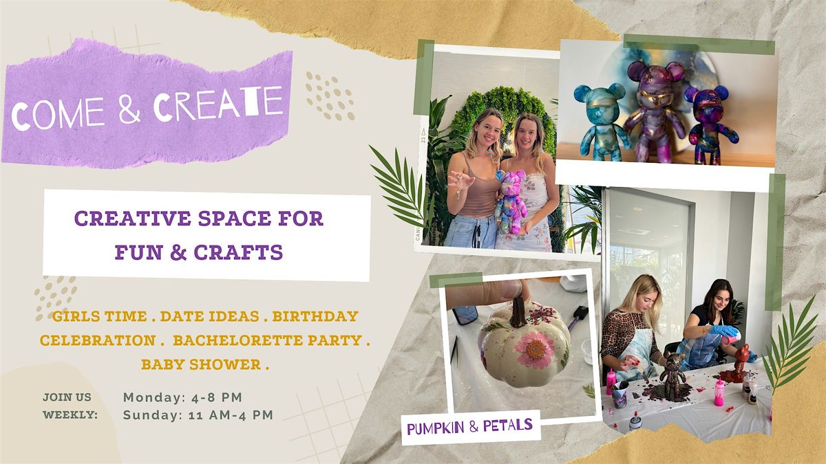 Come & Create - Fun & Crafts Art Space | San Diego