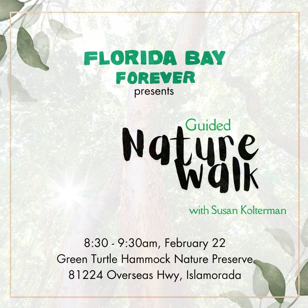 (Free) Guided nature walk with Susan Kolterman and Florida Bay Forever