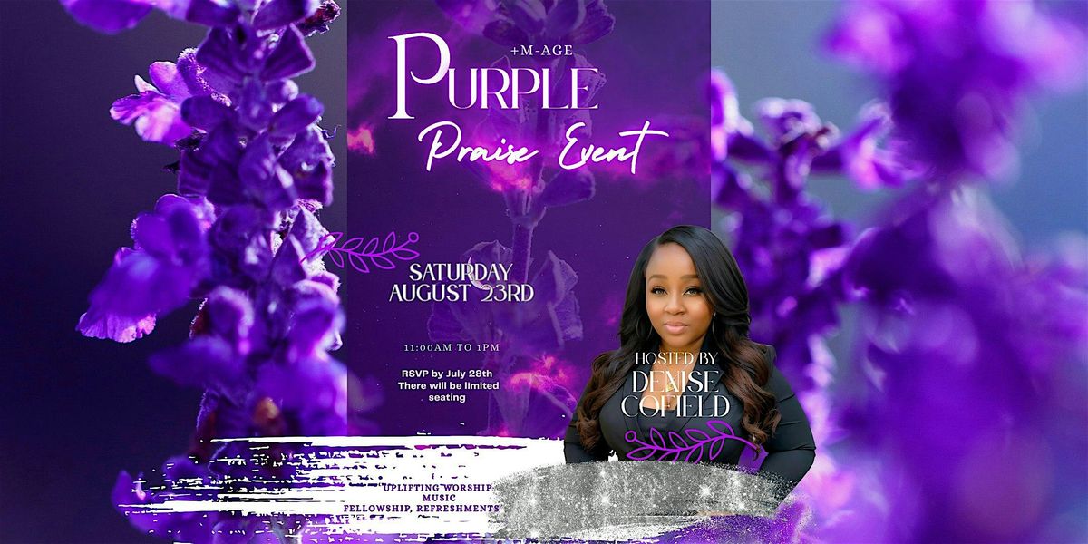 Women in Purple Praise Event