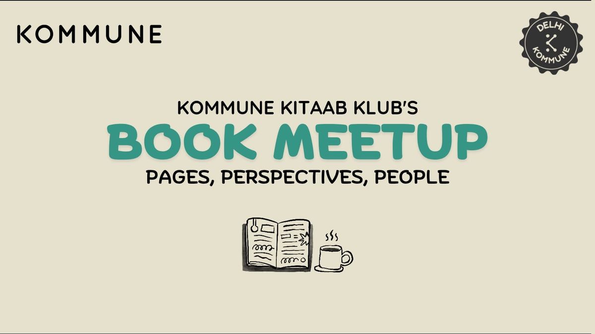 Kommune Kitaab Klub\u2019s Book Meet-up