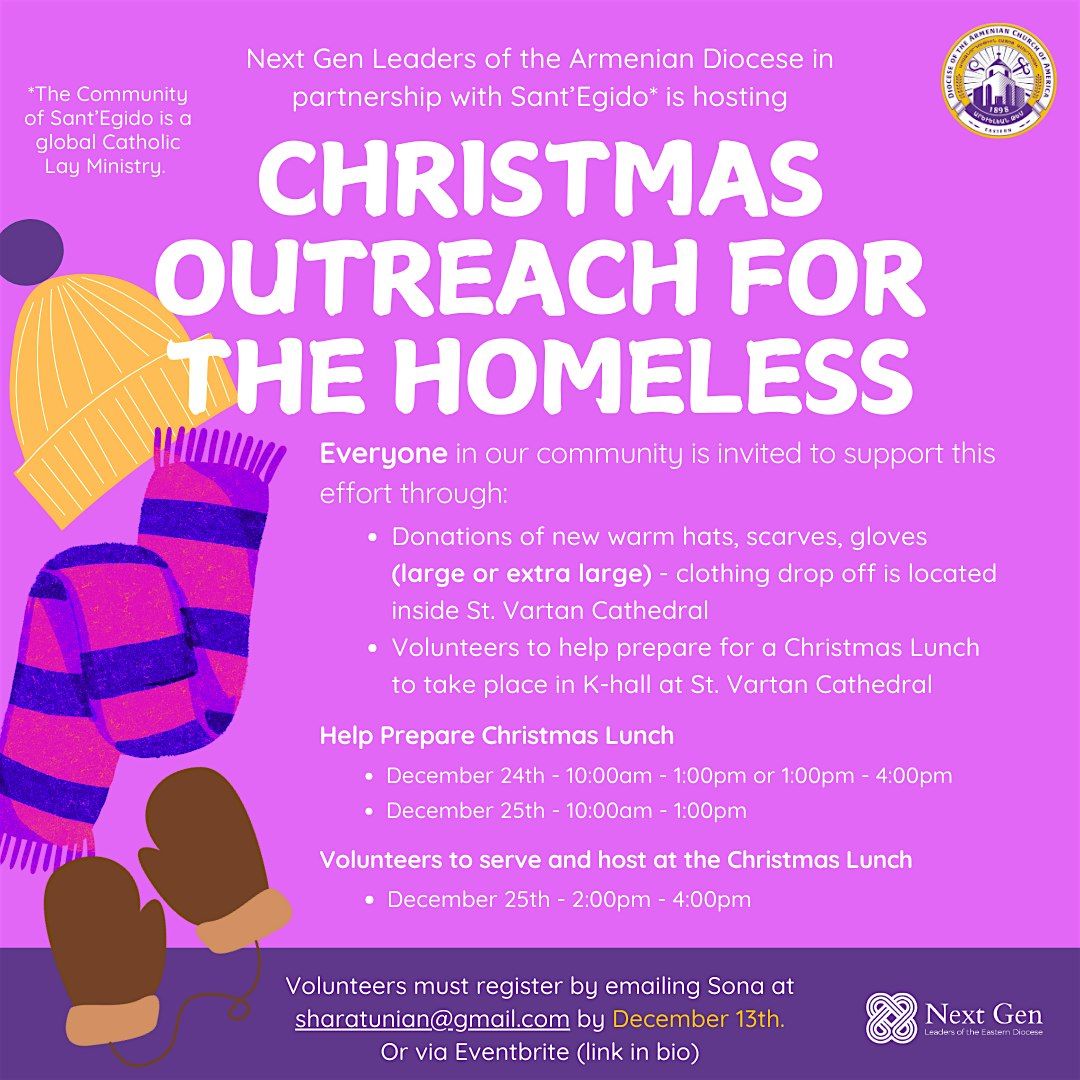 Christmas Outreach for the Homeless