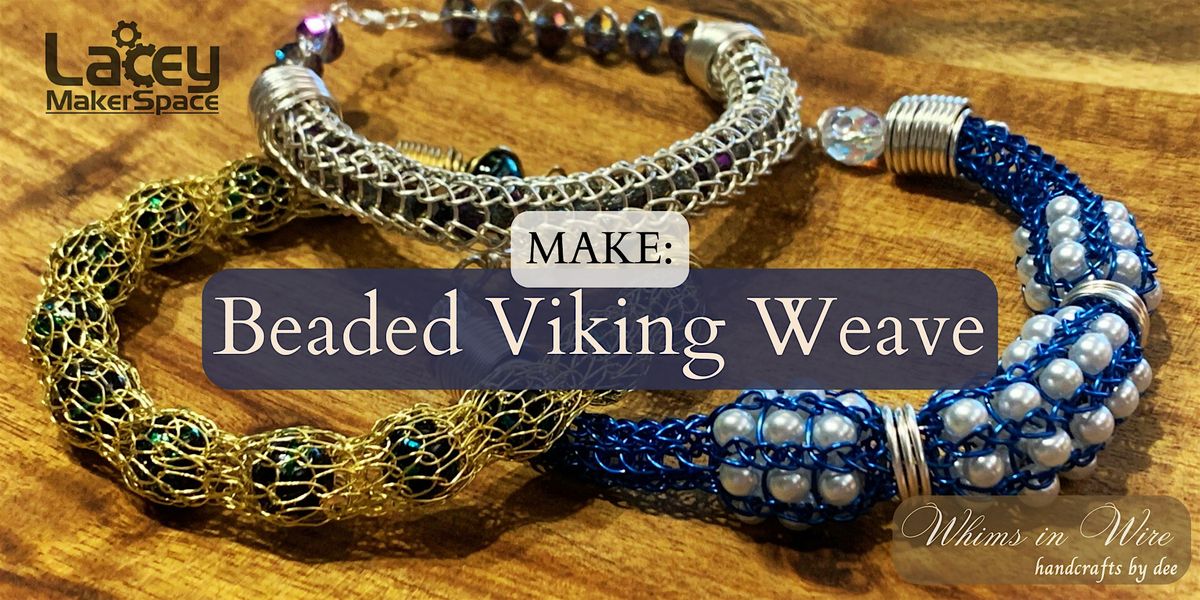 MAKE: Beaded Viking Weave