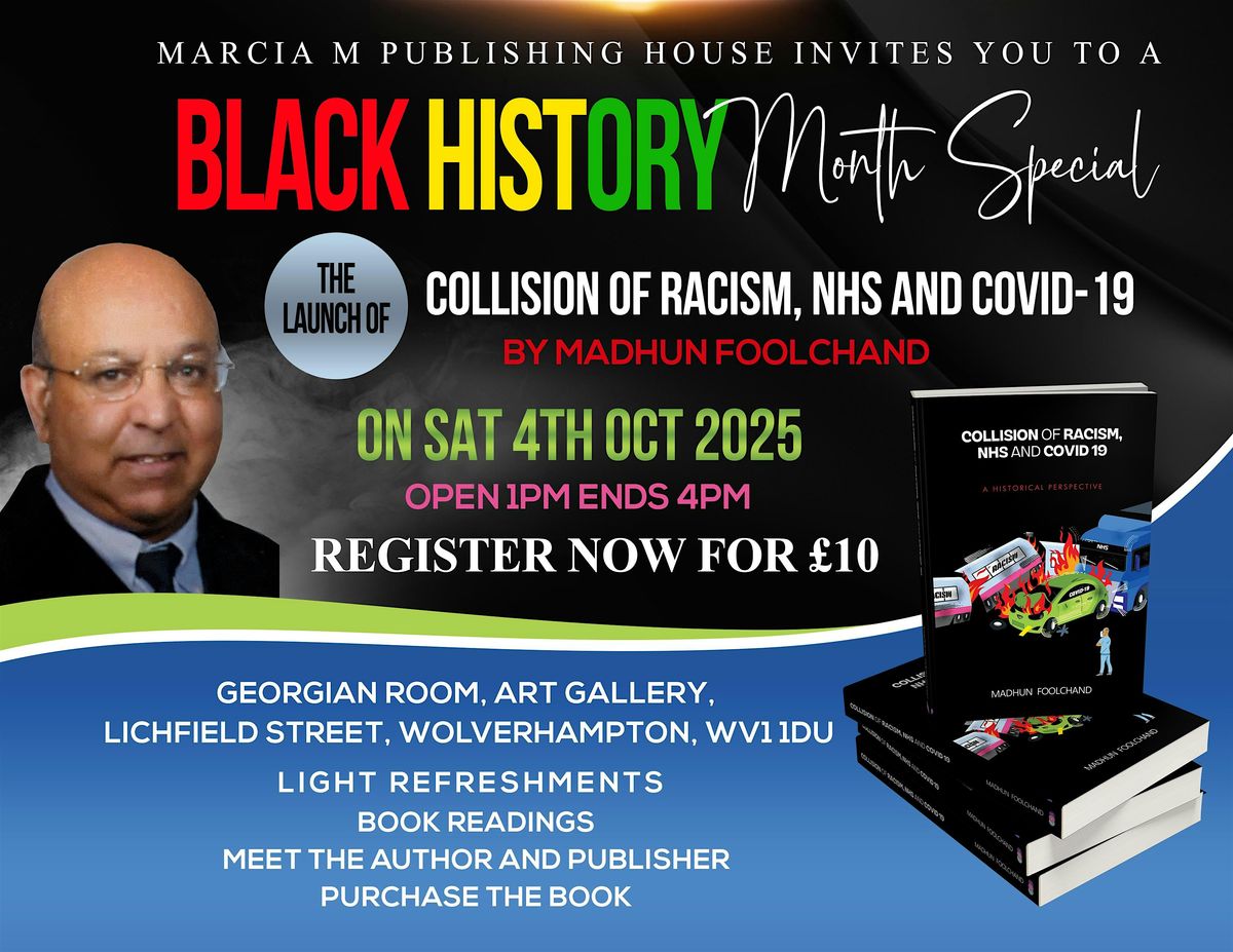 Collision of Racism, NHS and Covid 19 by Madhun Foolchand Book Launch