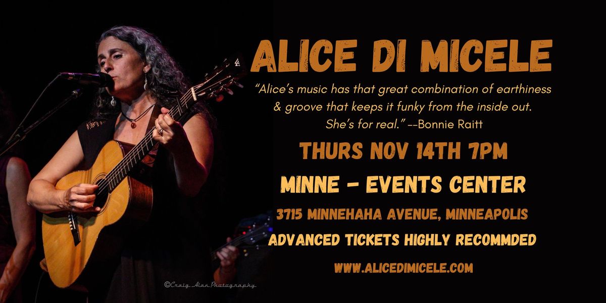 Alice Di Micele in Minneapolis!