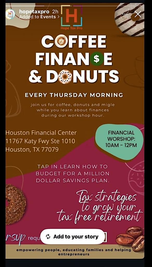 Coffee, Finance & Donuts