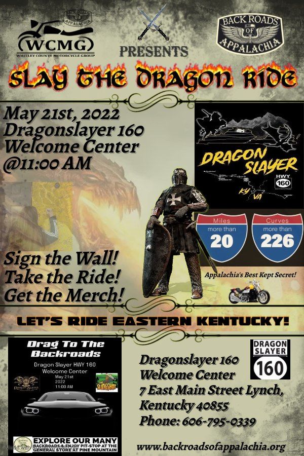 WCMG\/Backroads of Appalachia Slay the Dragon Ride