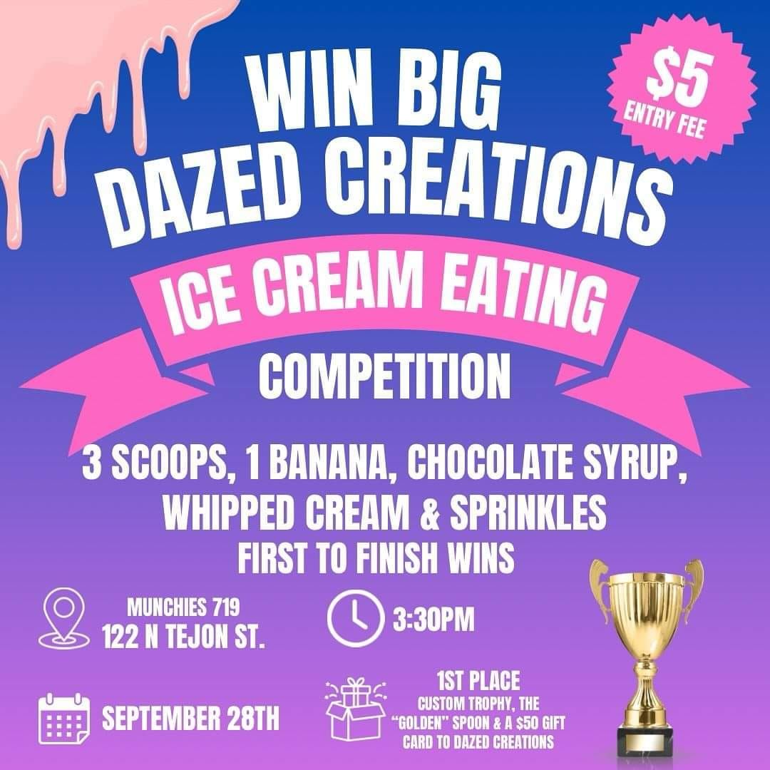 ICE CREAM EATING COMPETITION