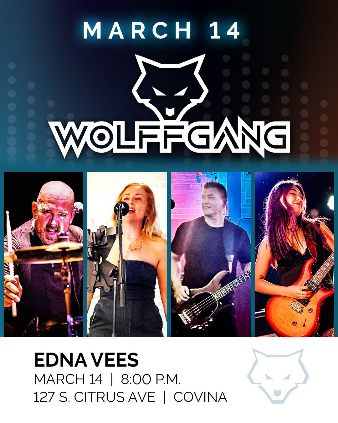 "Wolffgang" Live at Edna Vees in Covina!