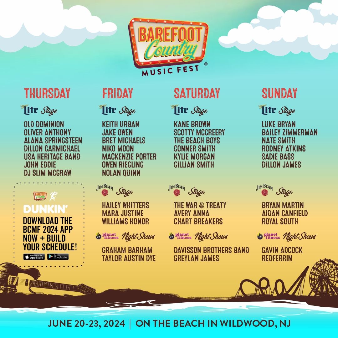 Barefoot Country Music Fest - (Sunday)