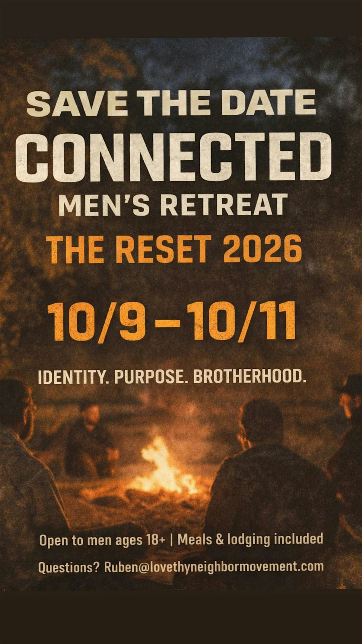 THE RESET 2026 - Connected Men\u2019s Retreat