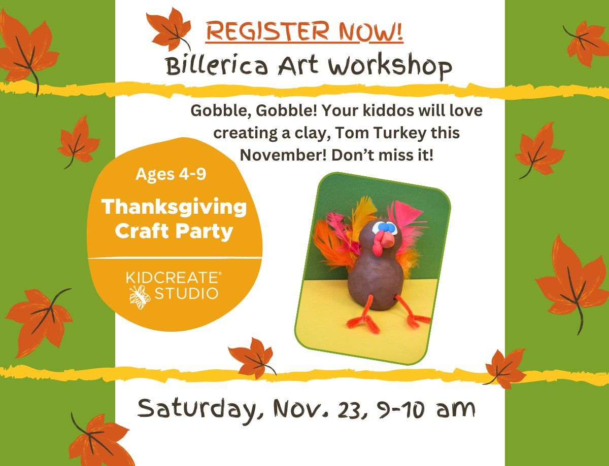 Billerica Thanksgiving Craft Party