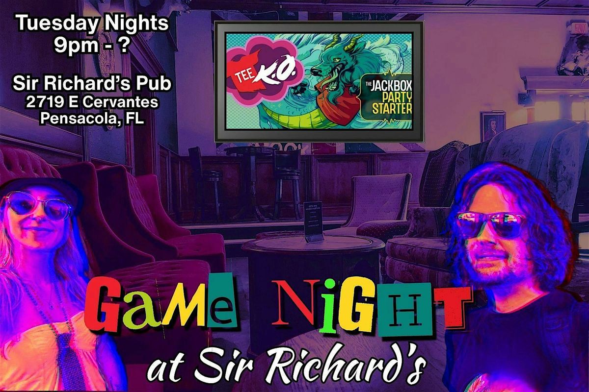 Game Night At Sir Richard's Public House Hosted By Ryan Pfeiffer