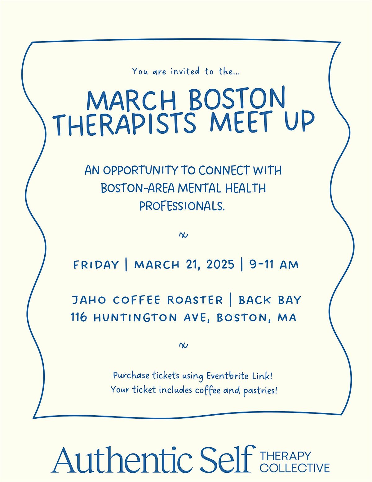 March Therapist Meet Up