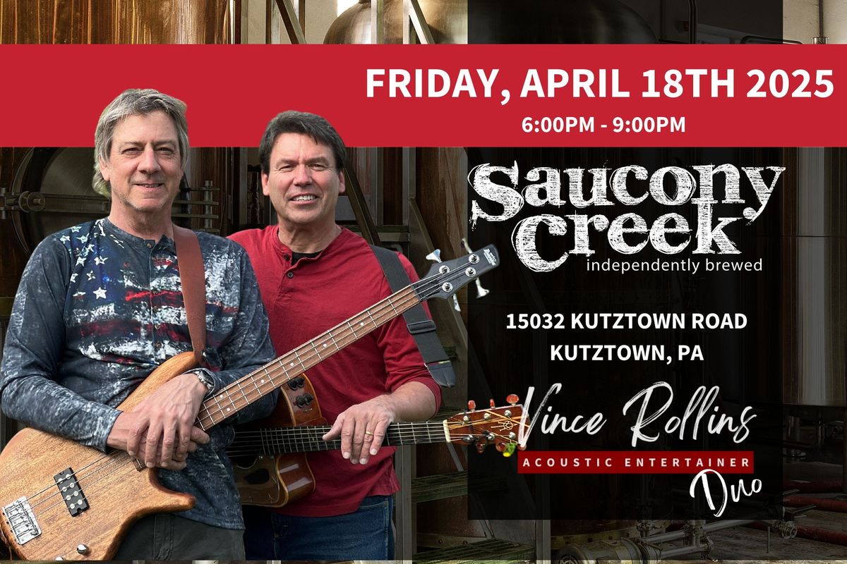 Vince Rollins Duo at Saucony Creek Kutztown