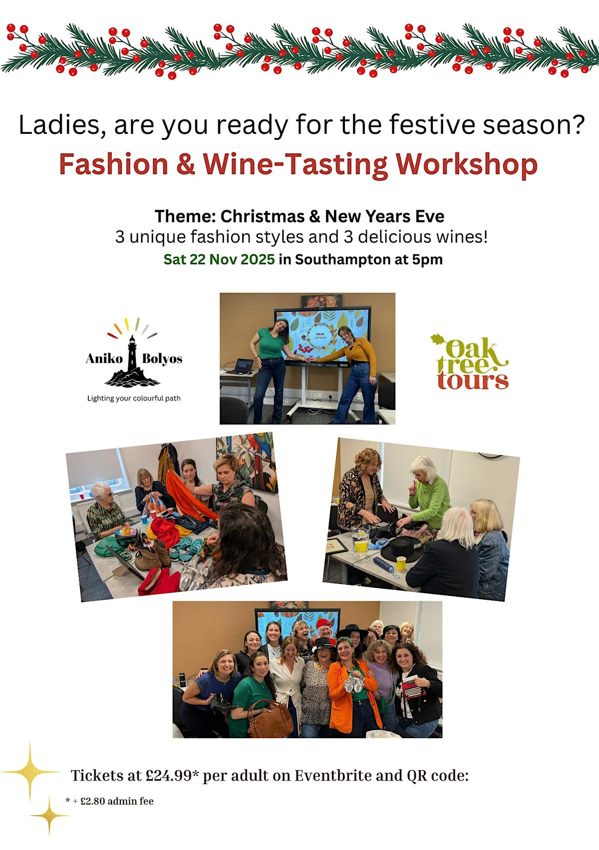 Fashion & Wine-Tasting (Winter\/Festive Season)