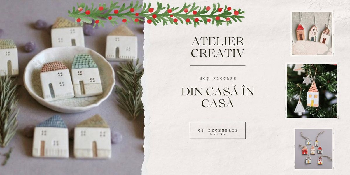 Atelier creativ \u201cC\u0103su\u021be din lut\u201d 