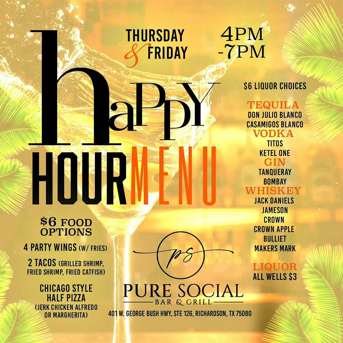 First Class Friday's at Pure Social