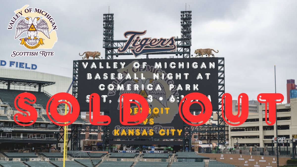 SOLD OUT-Baseball Night at Comerica Park-SOLD OUT