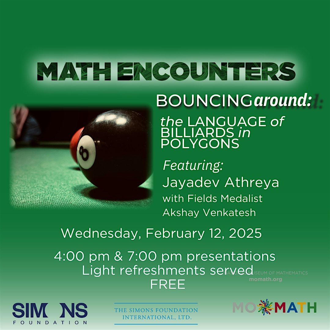 Math Encounters: Bouncing Around -The Language of Billiards in Polygons