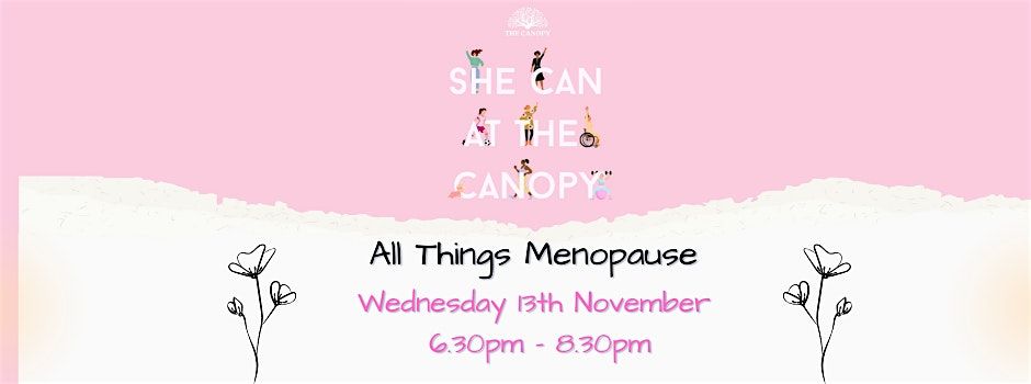 All Things Menopause - key speakers, conversation, coffee and cake!