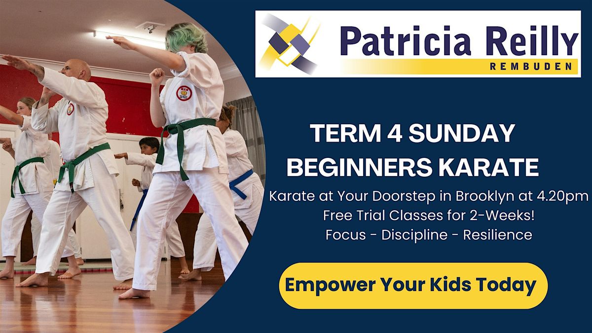 Sunday Beginners Karate FREE Trial Class