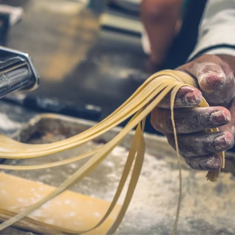 Handmade Pasta with Pesto Sauce - Austin