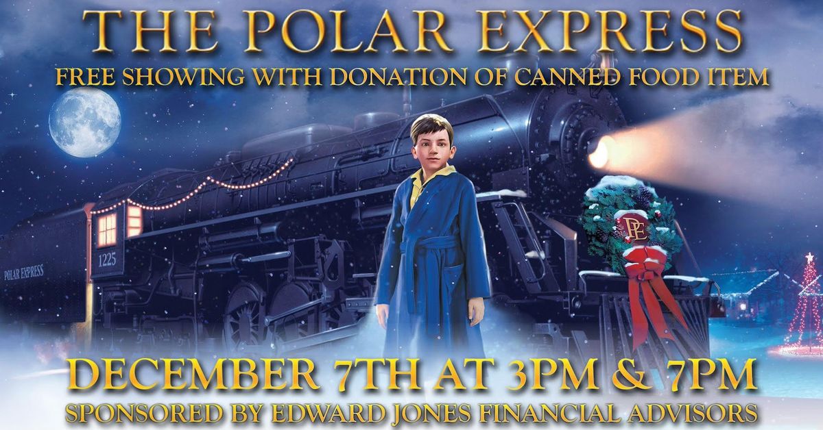 "Polar Express" Free w Donation of Canned FOOD ITEM