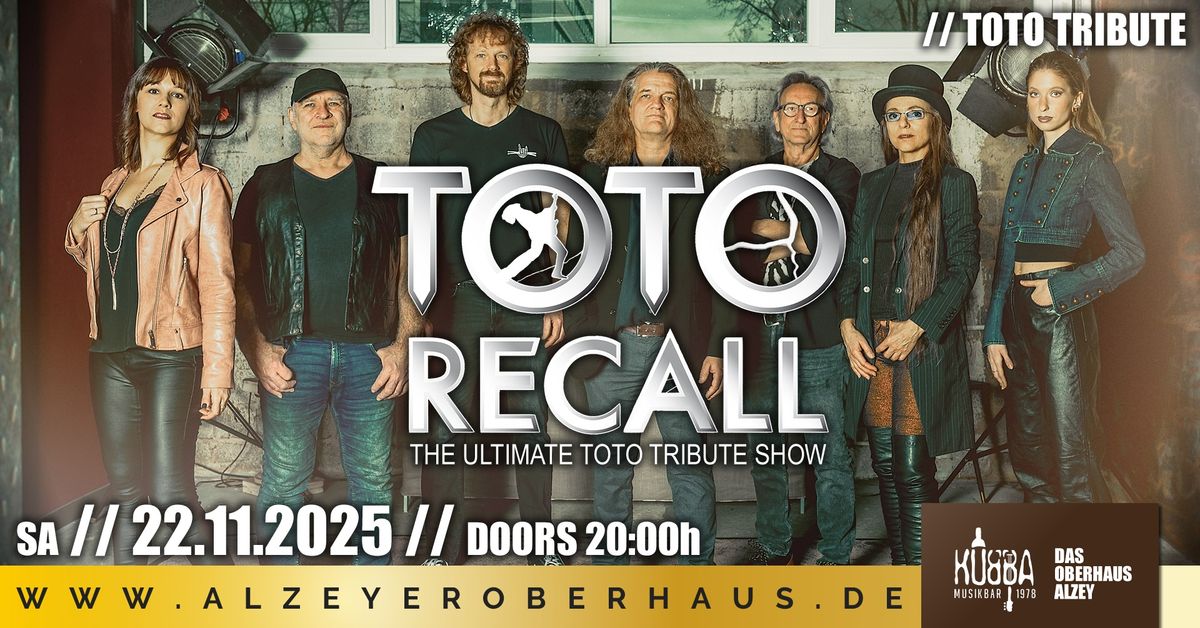 Toto Recall \u2013 Toto Tribute