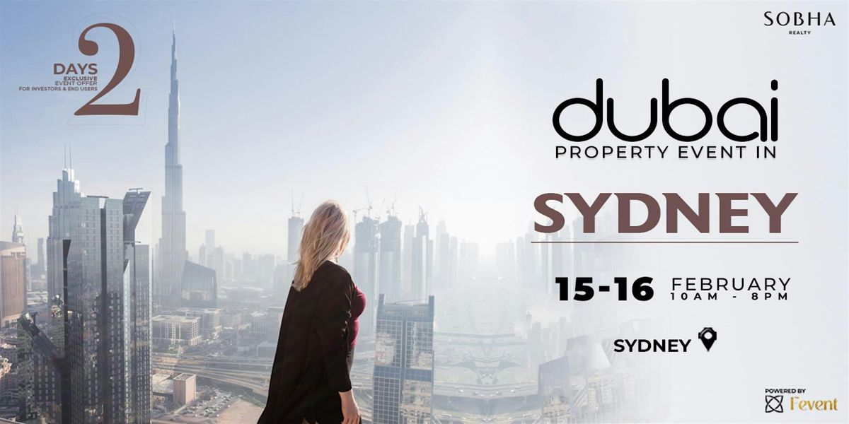 Dubai's Biggest Property Expo in Sydney