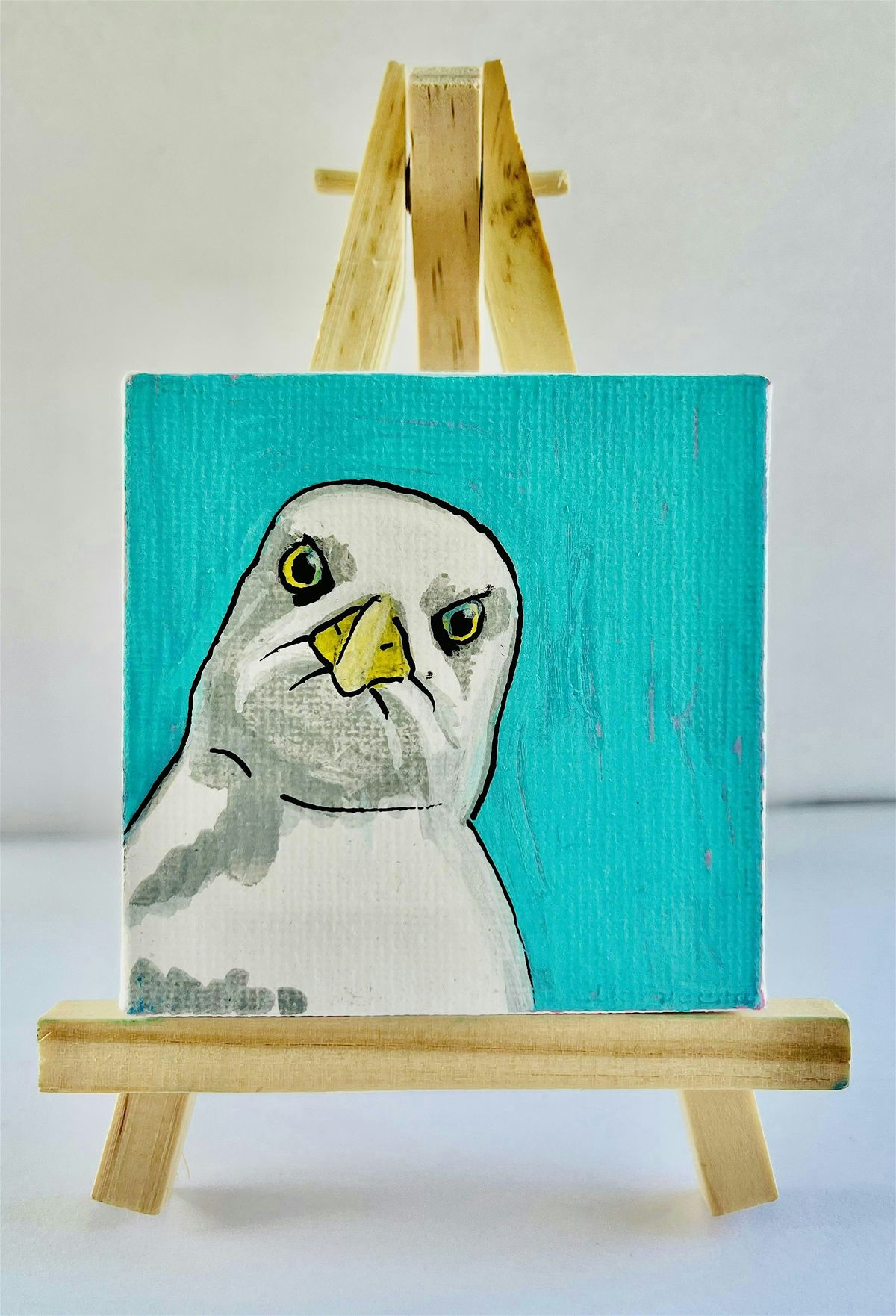 Mini-canvas sip and paint