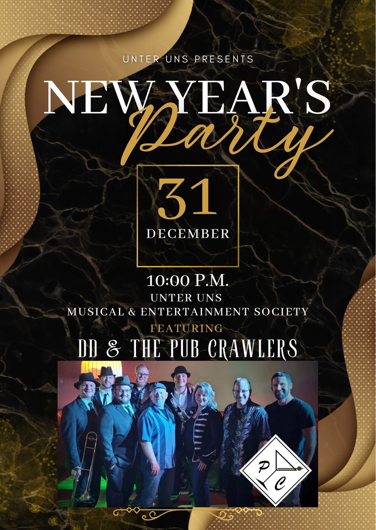 New Years Eve Party with DD & The Pub Crawlers