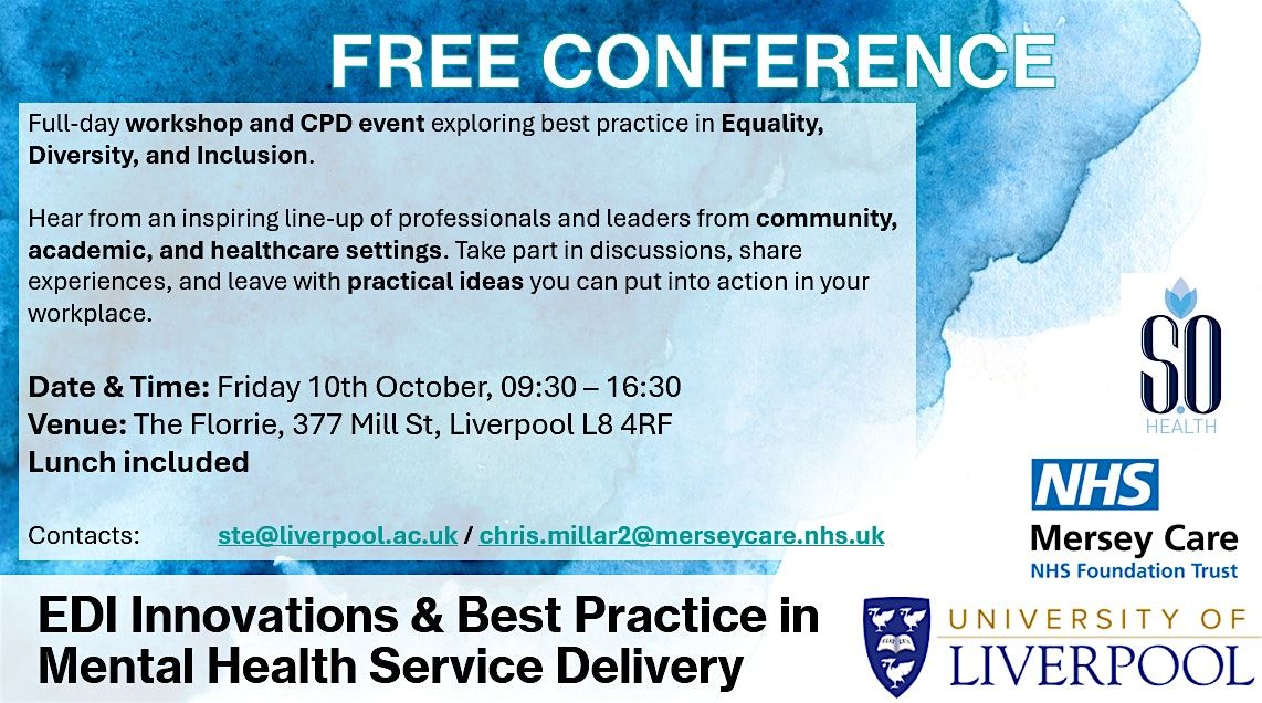 EDI Innovations & Best Practice in Mental Health Service Delivery