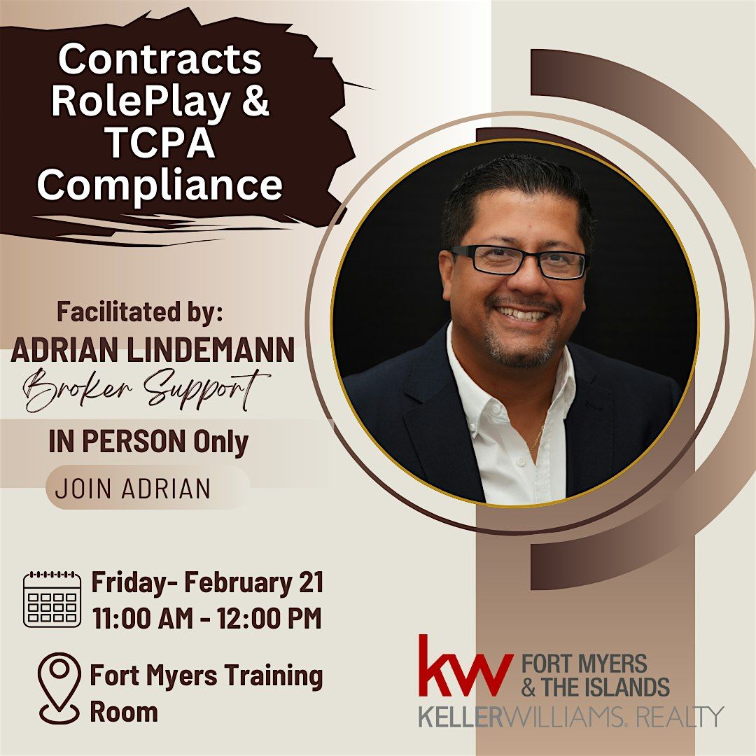 Contracts RolePlay & TCPA Compliance with Adrian Lindemann