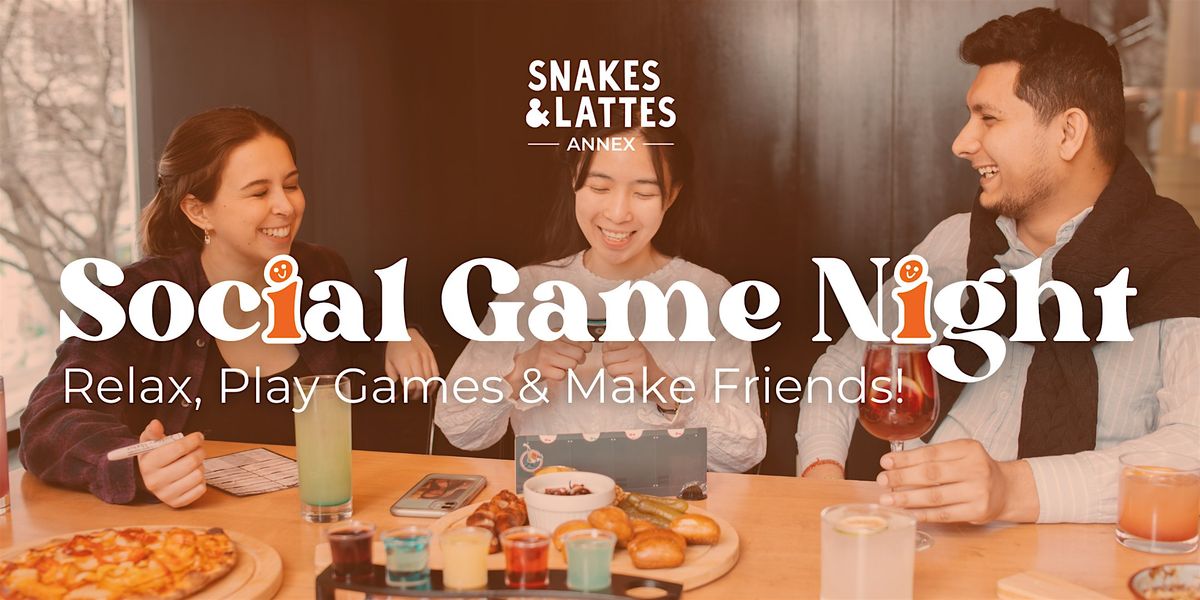 Annex Social Game Night - Play Board Games & Make Friends!