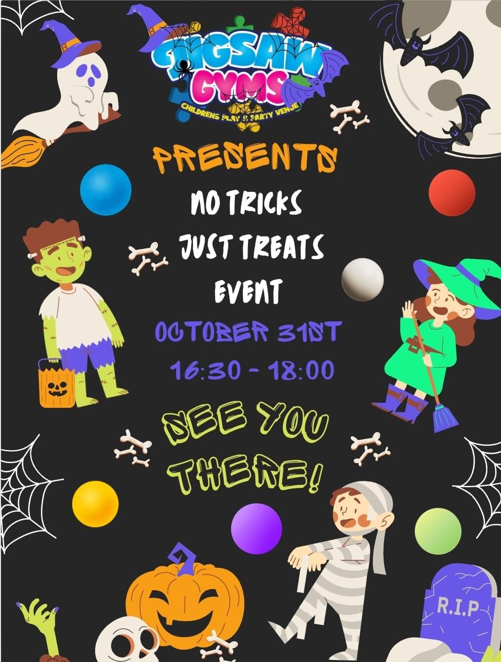 No Tricks Just Treats Halloween Event