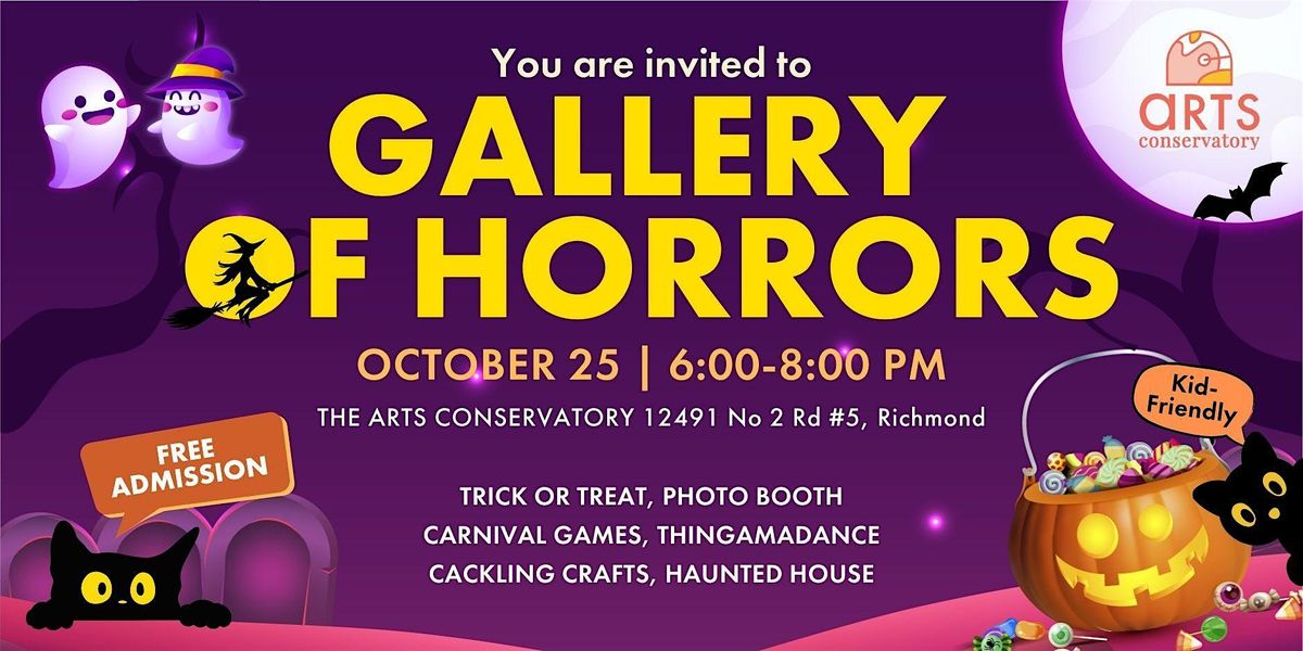 2025 Gallery of Horrors Haunted House & Halloween Carnival