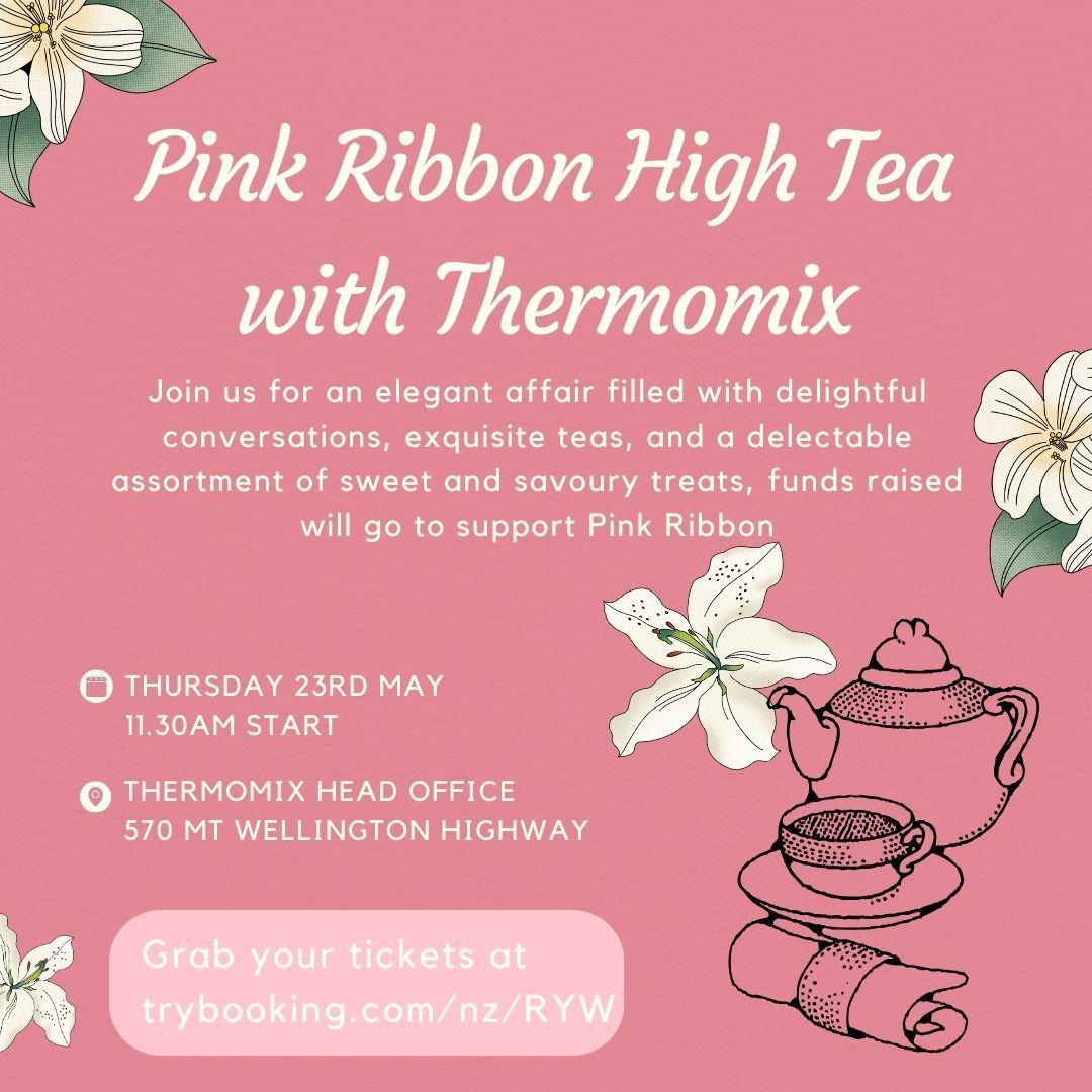Pink Ribbon High Tea event with Thermomix