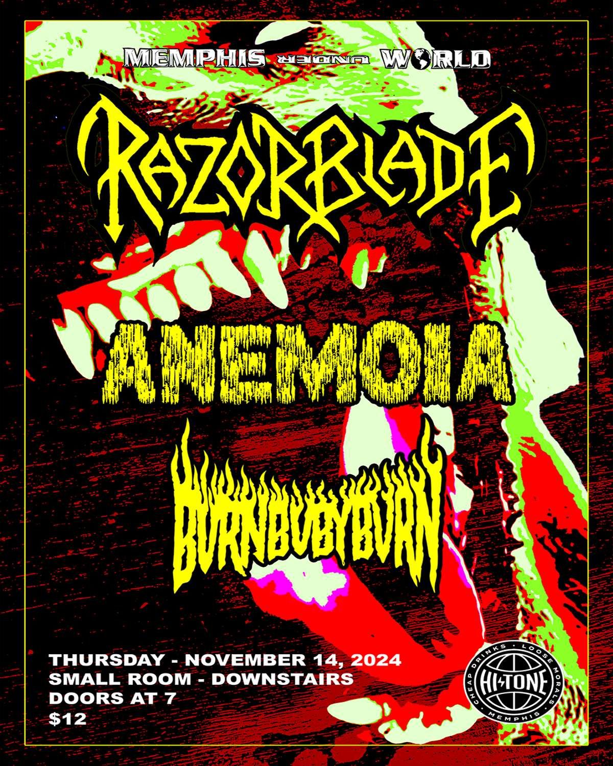 Razorblade \/ Anemoia \/ bvrnbvbybvrn [Small Room-Downstairs]