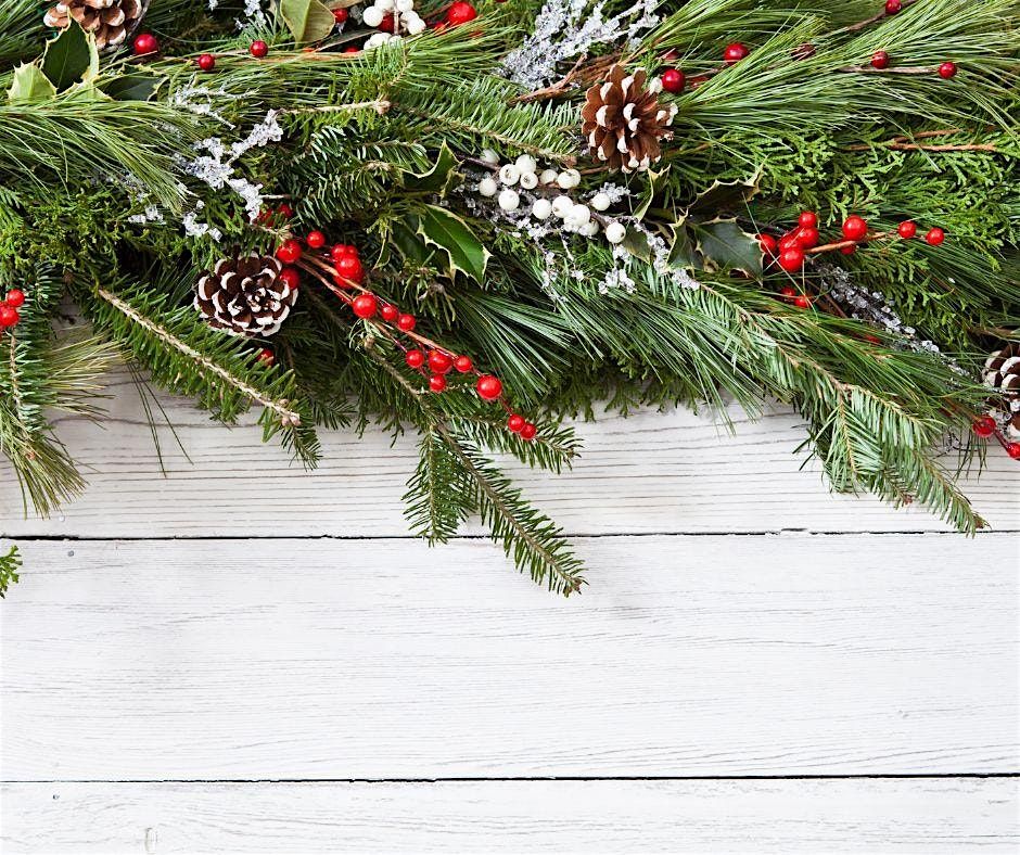 Christmas Garland Workshop at Gibside Stables, Newcastle