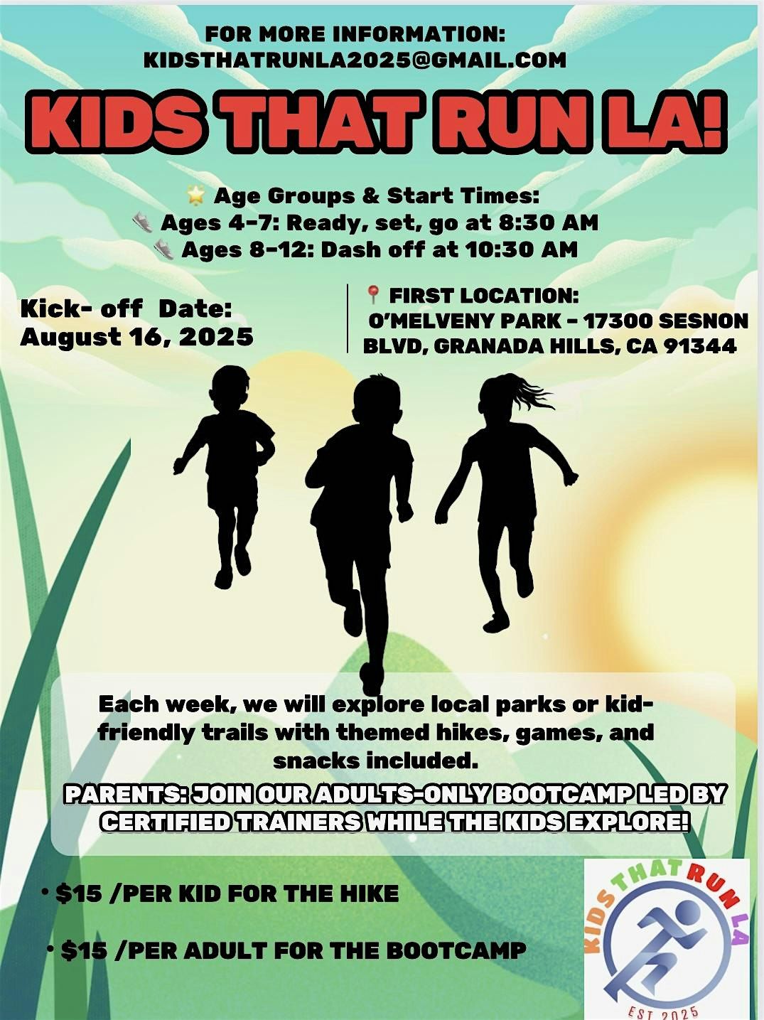 Kids That Run LA- Kids Hiking Club
