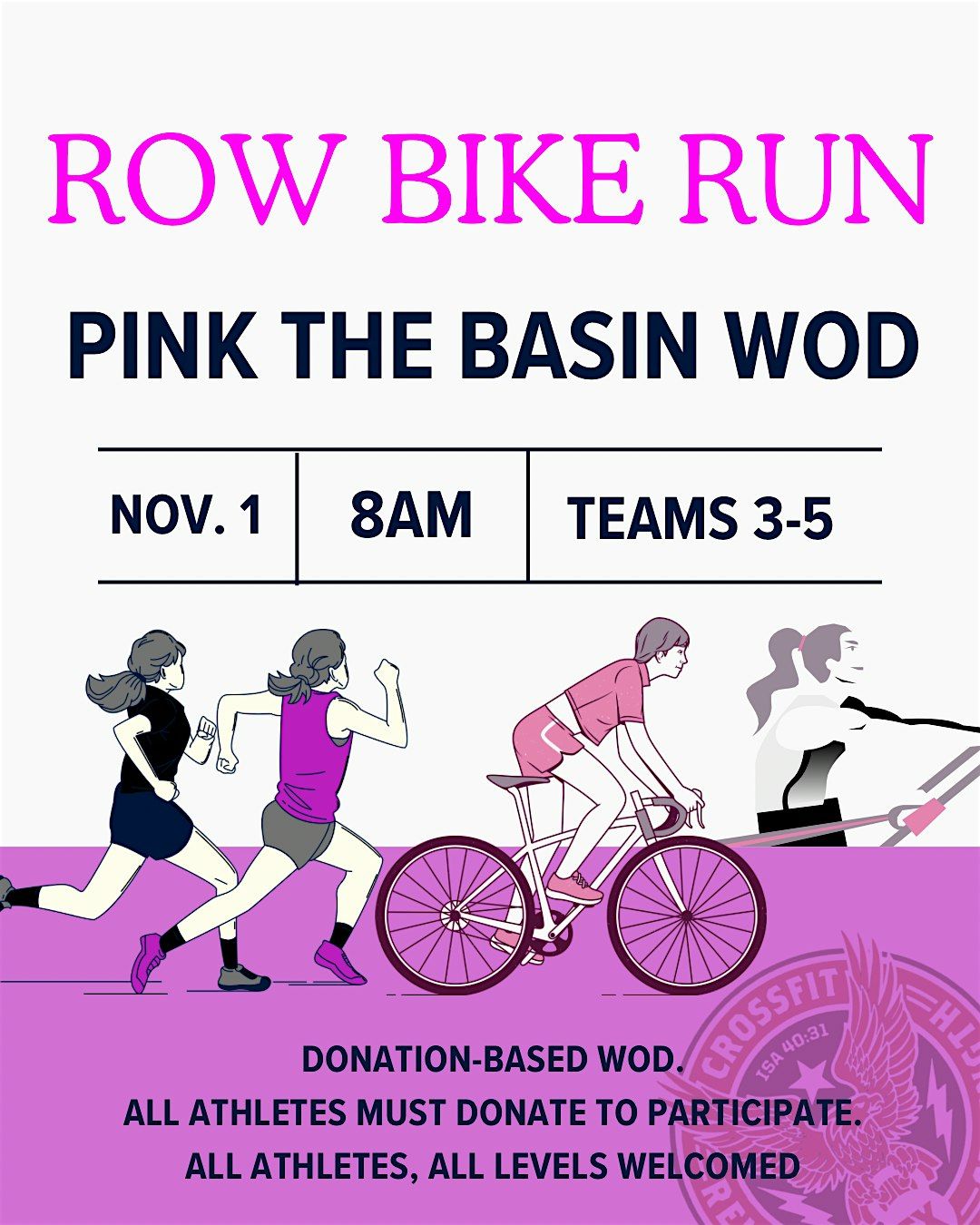 RSCF PINK THE BASIN WOD