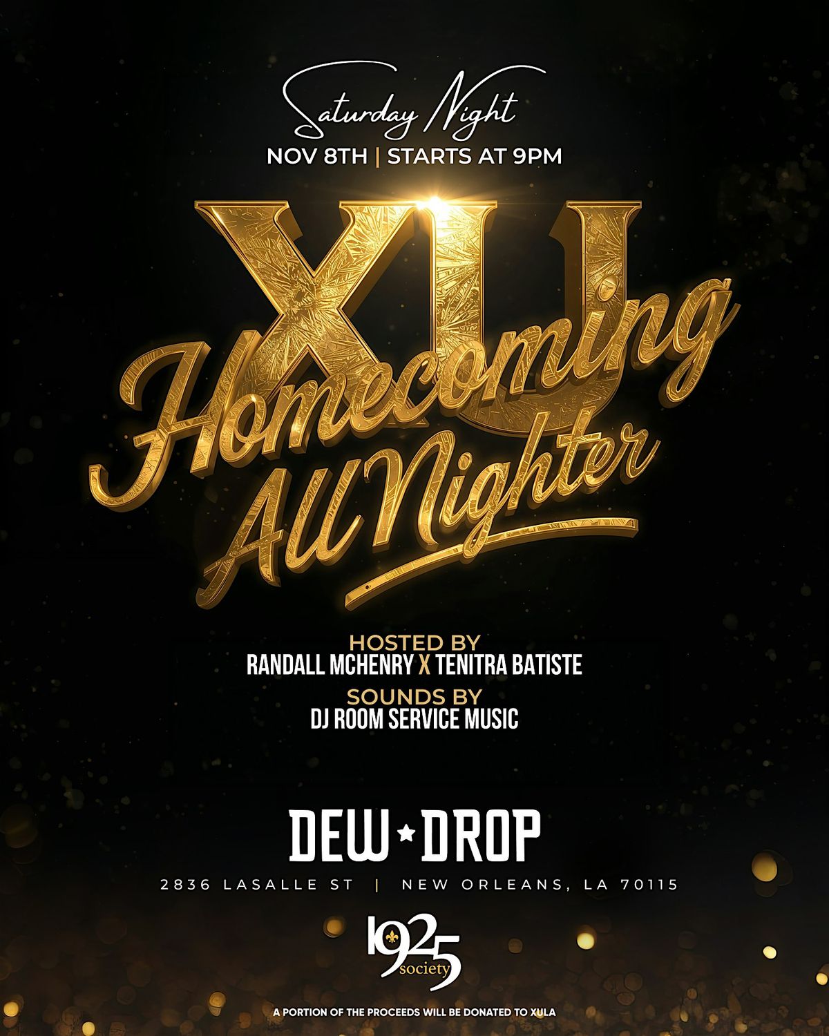 XU HOMECOMING ALL NIGHTER