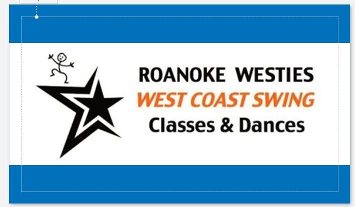 BEGINNER West Coast Swing Dance Class - Roanoke Westies