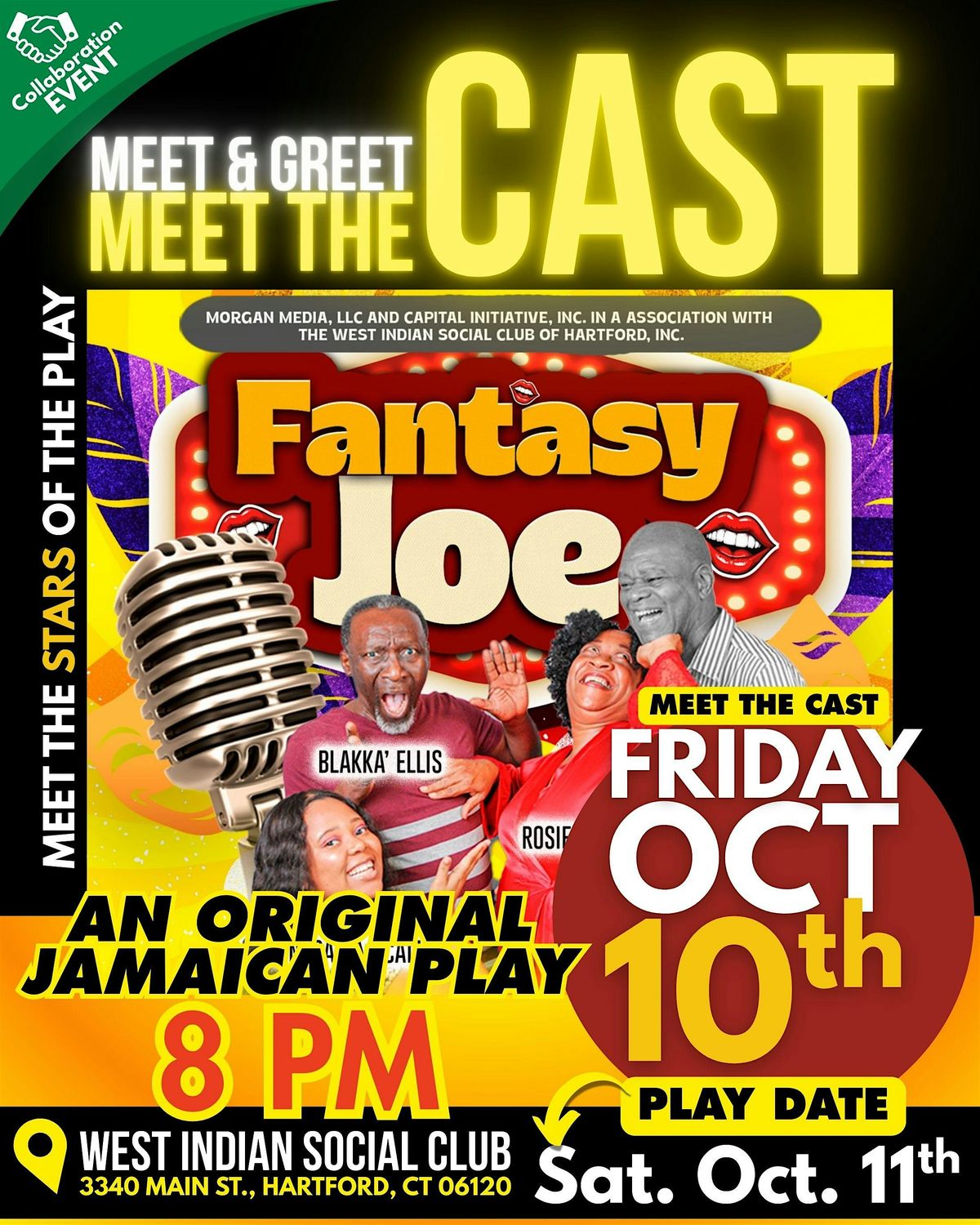 CE - MEET THE CAST  OF  "FANTASY JOE" - An original Jamaican Play