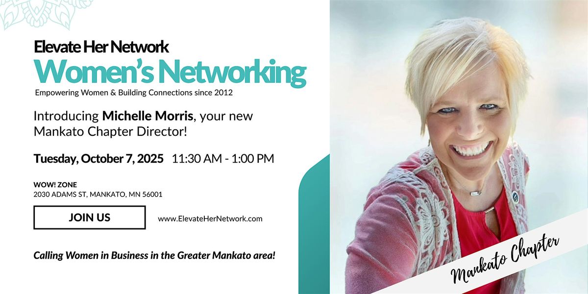 Elevate Her Lunch Meeting - Mankato Chapter, featuring Michelle Morris